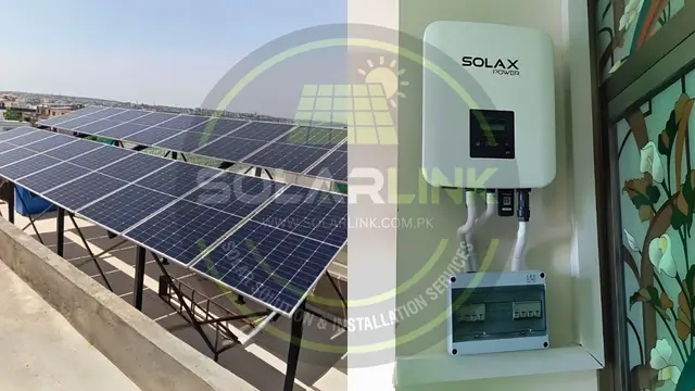 Residential rooftop solar installation