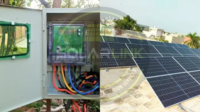 Residential solar installation with green meter